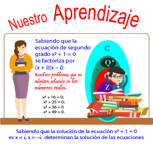 Ecuación cuadrática que no adm logo