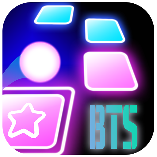BTS Tiles Hop K-POP Neon Army