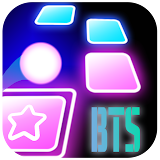 BTS Tiles Hop K-POP Ball - Neon Army EDM Rush icon