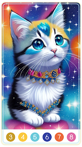 Cat Paint by Number
