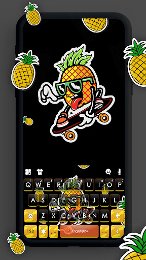Android application Cool Skate Pineapple Themes screenshort