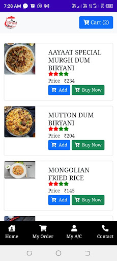 AR Biryani Screen 2
