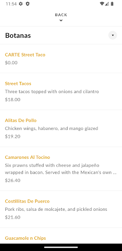 The Mexican Restaurant & Bar Screen 3