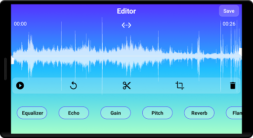 AudioShop: The Audio Editor Screen 2