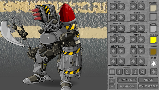 Android application Mecha Dress Up screenshort