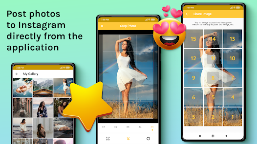 Imágen 10 Grid Maker Cortar Foto Para IG android