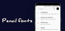 Pencil Fonts for FlipFont APK