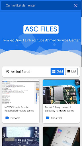 Android application ASC Files screenshort