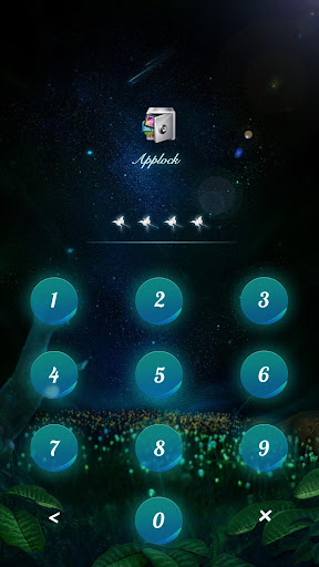 AppLock Theme Flying Butterfly Screen 2