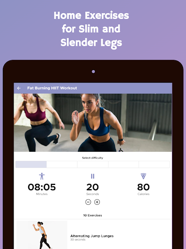 Screenshot of 30 Day Leg Challenge