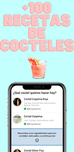 Android application Recetas de cócteles y tragos screenshort