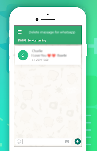 Recovery deleted message Screen 2