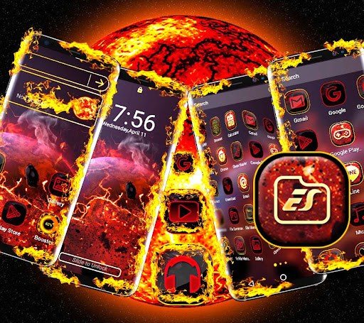 Scorched Universe Theme Capture d'Écran de l'Application Android 5