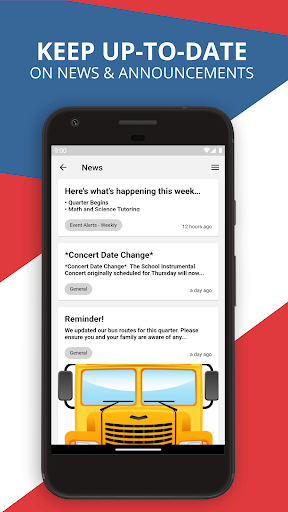 Android application Cesar Chavez Academy screenshort