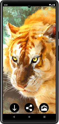 Android application Art Animal Wallpapers screenshort