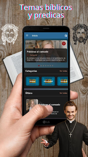 Android application Predicas cristianas y radios screenshort