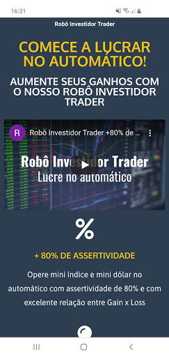 Robô Investidor Trader 1