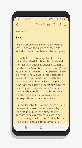 PastelNote - Notepad, Notes Screen 3