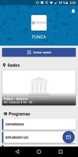 Android application FUNCA screenshort