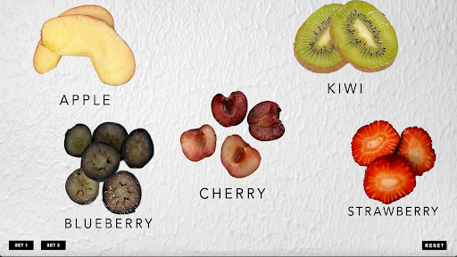 Words for Birds Fruits