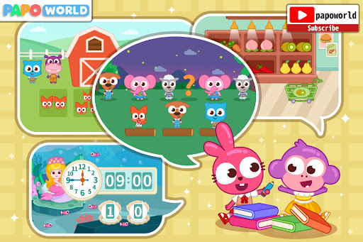 Purple Pink Math Screen 3