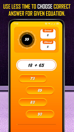 Multi Math - Math Games Screen 2