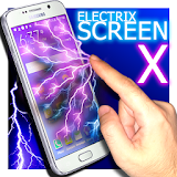 Electric screen X laser prank icon