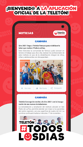 Android application Applicatón screenshort