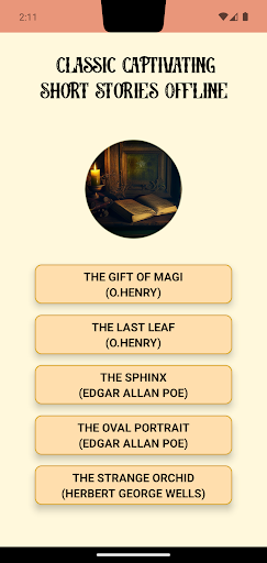 Android application Classic Short Stories Offline screenshort
