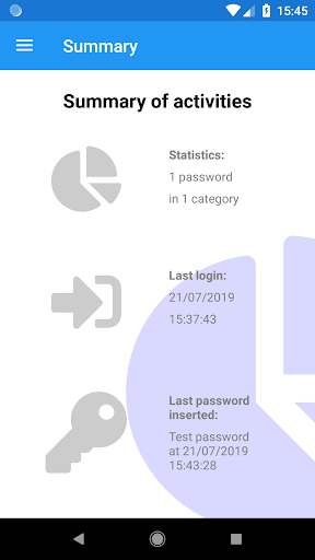 Android application PwdCrypter screenshort