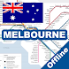 Melbourne Bus Train Tram Map