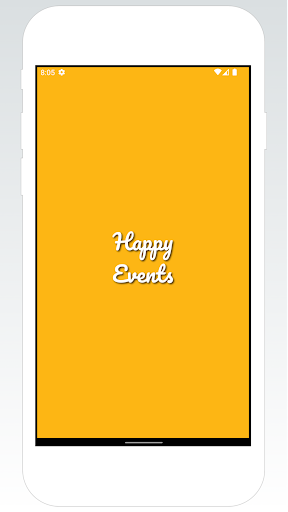 Android application Ti Happy Events screenshort