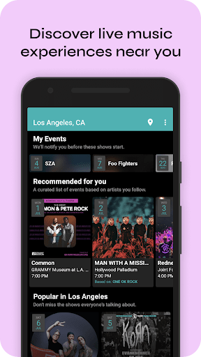 Bandsintown Concerts Screenshot 3 - AppWisp.com
