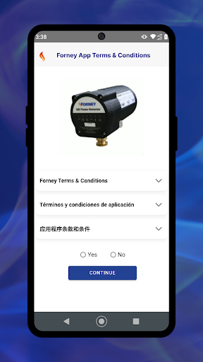 Android application Forney PRO screenshort