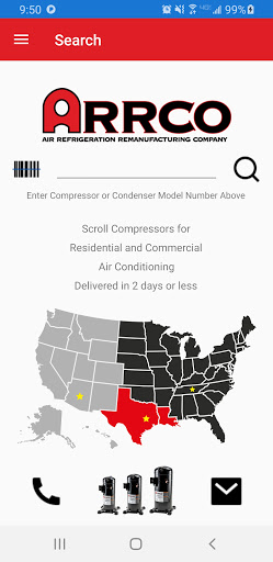 Android application Arrco Compressor screenshort