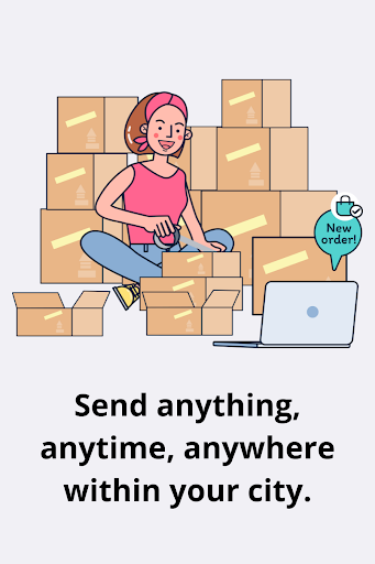 Android application Transmate - Pickup & Delivery screenshort