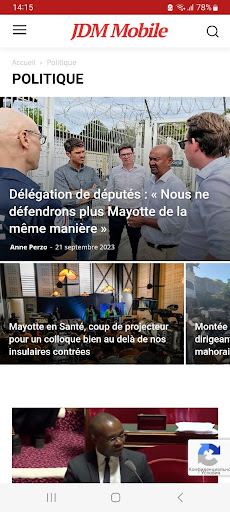 Android application Le Journal De Mayotte screenshort