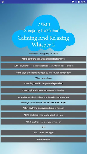 Android application Sleeping Boyfriend (Calming Re screenshort
