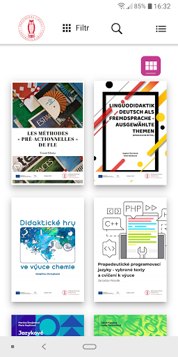 Android application Futurebooks knihovna PedF UK screenshort