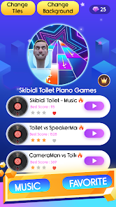 Piano Skibidi Toilet Tiles Hop 2.0.1 APK + Mod (Unlimited money) untuk android