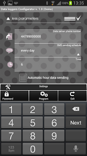 Data loggers configurator Screenshot
