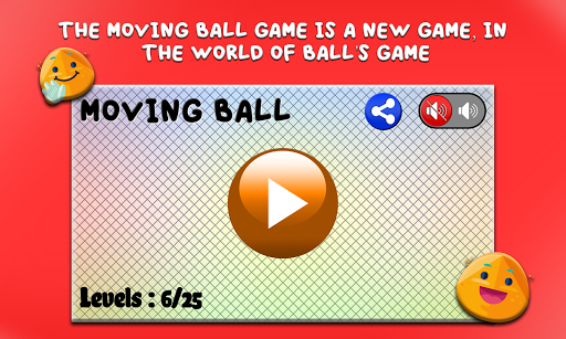 Android application Moving Ball screenshort