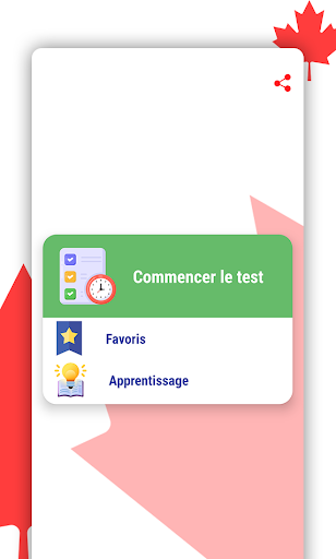 Android application Test de citoyenneté canadienne screenshort