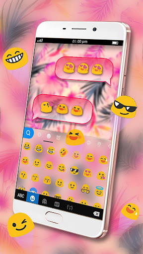 Vintage Flowers Keyboard Theme Screen 3