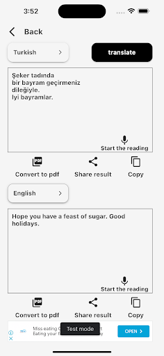 Photo Text Translator & Reader Screen 2
