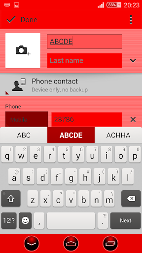 Stripes Red Xperien Theme