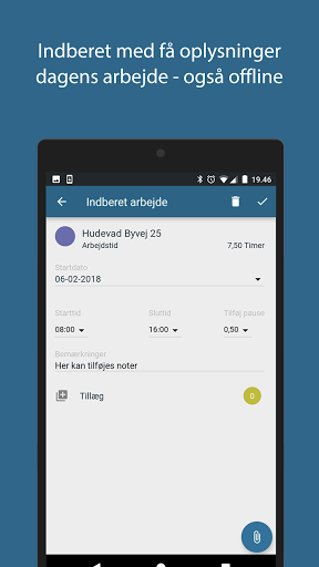 DataLøn Tid Screen 2