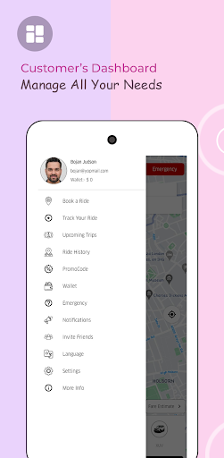 SpotnRides Elite - Customer Screen 3