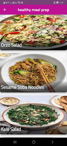 healthy meal prep Screen 3