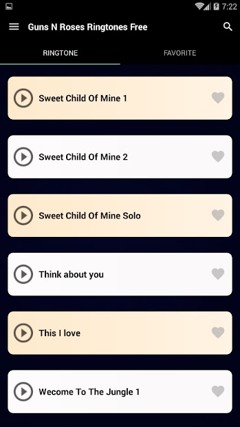 Screenshot 6 Guns N Roses Ringtones android